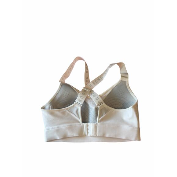 Under Armour Women's Small White Gray Ultra Light Support Foam Padding Bra - Picture 6 of 11